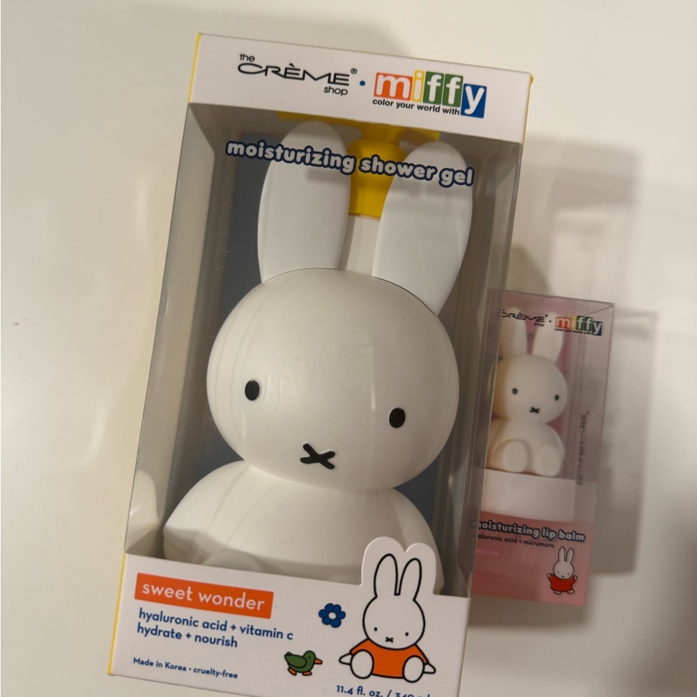 Miffy x Creme Shop Bundle sweet wonder shower gel x lip balm